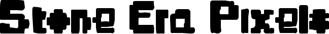 Stone Era Pixels Font