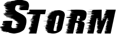 Storm Font