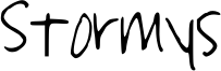 Stormys Font