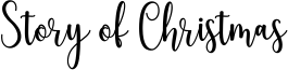 Story of Christmas Font
