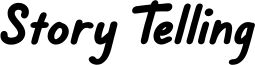 Story Telling Font