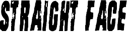Straight Face Font