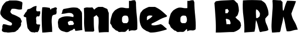 Stranded BRK Font