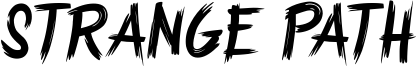 Strange Path Font