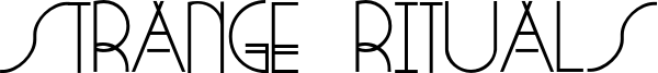 Strange Rituals Font