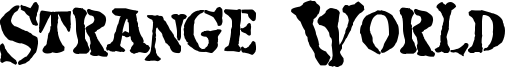 Strange World Font