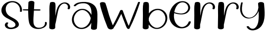 Strawberry Font