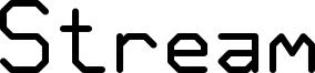 Stream Font