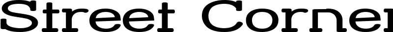 Street Corner Slab Extend.ttf