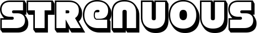 strenuous 3d.ttf