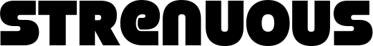 Strenuous Font