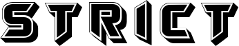 Strict Font