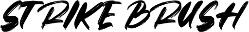 Strike Brush Font
