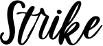Strike Font