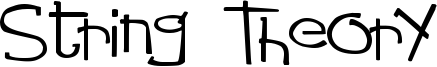 String Theory Font