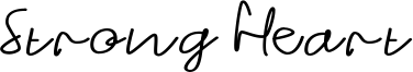 Strong Heart Font
