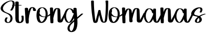 Strong Womanas Font