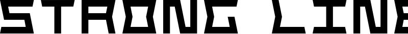 Strong Line 7 Font