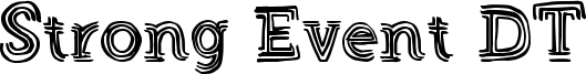 Strong Event DT Font