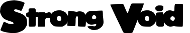 Strong Void  Font