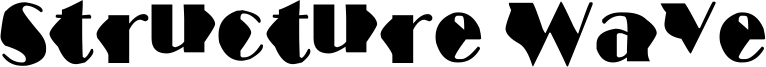 Structure Wave Font