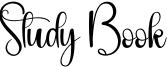 Study Book Font
