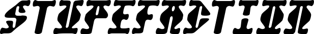Stupefaction Font
