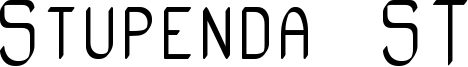 Stupenda ST Font