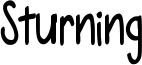 Sturning Font