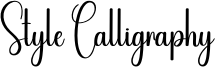 Style Calligraphy Font