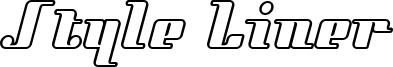 Style Liner Font