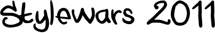 Stylewars 2011 Font