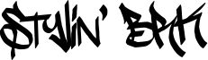 Stylin' BRK Font