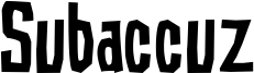 Subaccuz Font