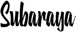 Subaraya Font