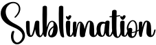 Sublimation Font