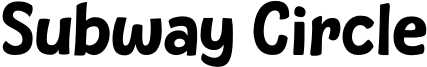 Subway Circle DEMO.otf
