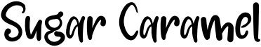 Sugar Caramel Font