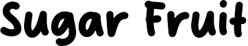 Sugar Fruit Font