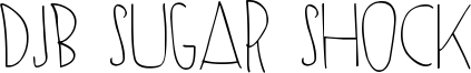 DJB Sugar Shock Font