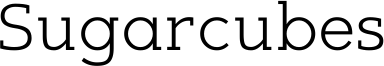 Sugarcubes Font