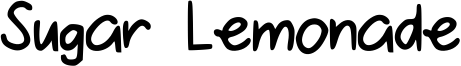Sugar Lemonade Font