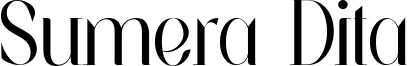 Sumera Dita Font
