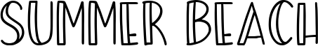 Summer Beach Font