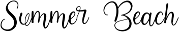 Summer Beach Font