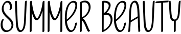 Summer Beauty Font