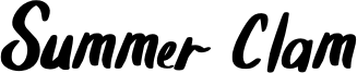 Summer Clam Font