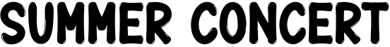 Summer Concert Font