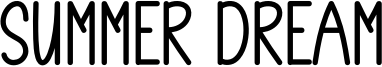 Summer Dream Font