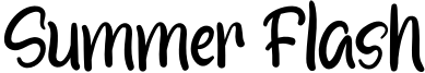 Summer Flash Font